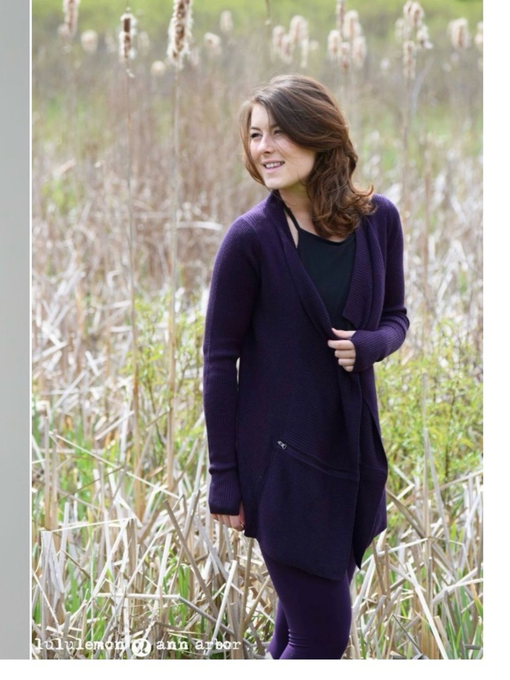 Lululemon Plum sweater-small